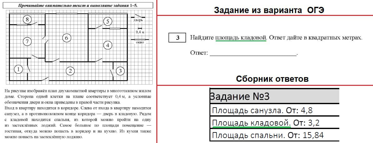 Задание 3 — План квартиры